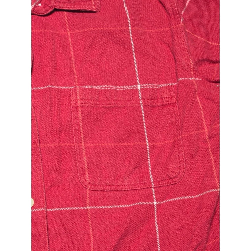 Aubin & Wills Check Shirt Size UK 8 US Small Red Plaid Check London England - Picture 2 of 7